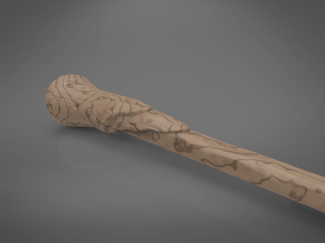 Ron Weasley wand - Harry Potter films 3D print model_19
