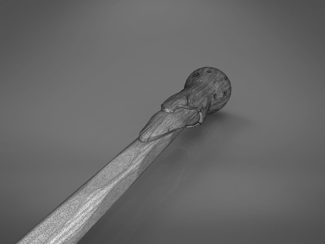 Ron Weasley wand - Harry Potter films 3D print model_18
