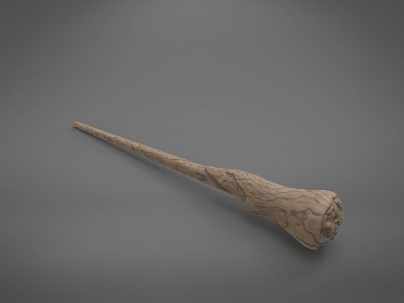 Ron Weasley wand - Harry Potter films 3D print model_3