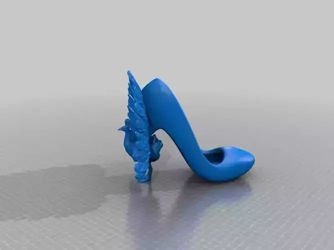 Peafowl High Heel Shoe