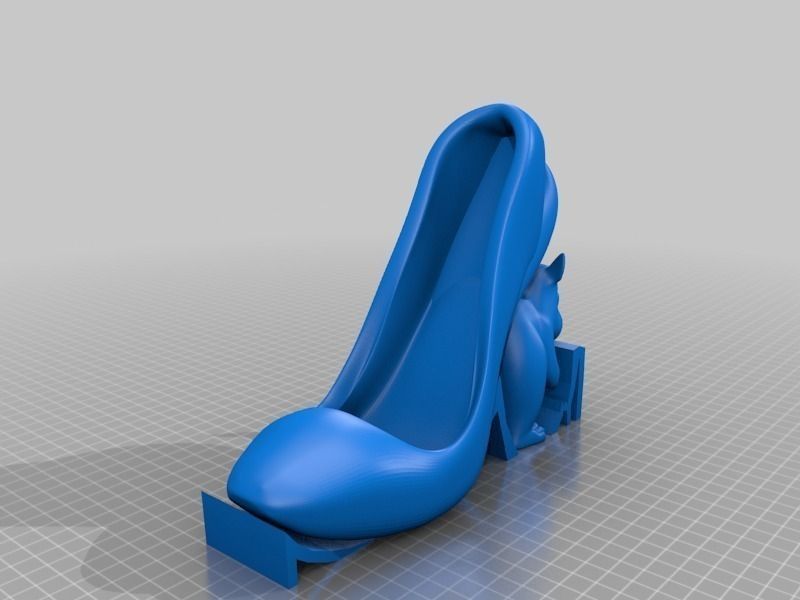 Squirrel High Heel Shoe Free 3D print model_4