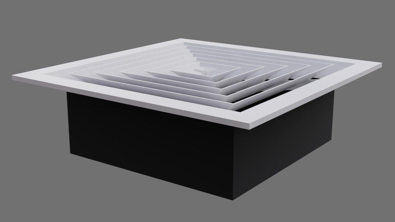 Air Vent 3A Low-poly 3D model_1