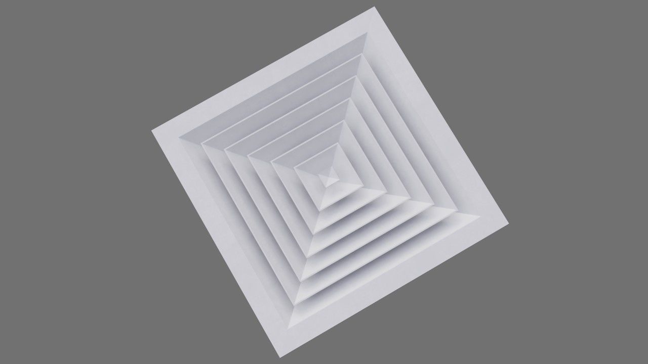Air Vent 3A Low-poly 3D model_2