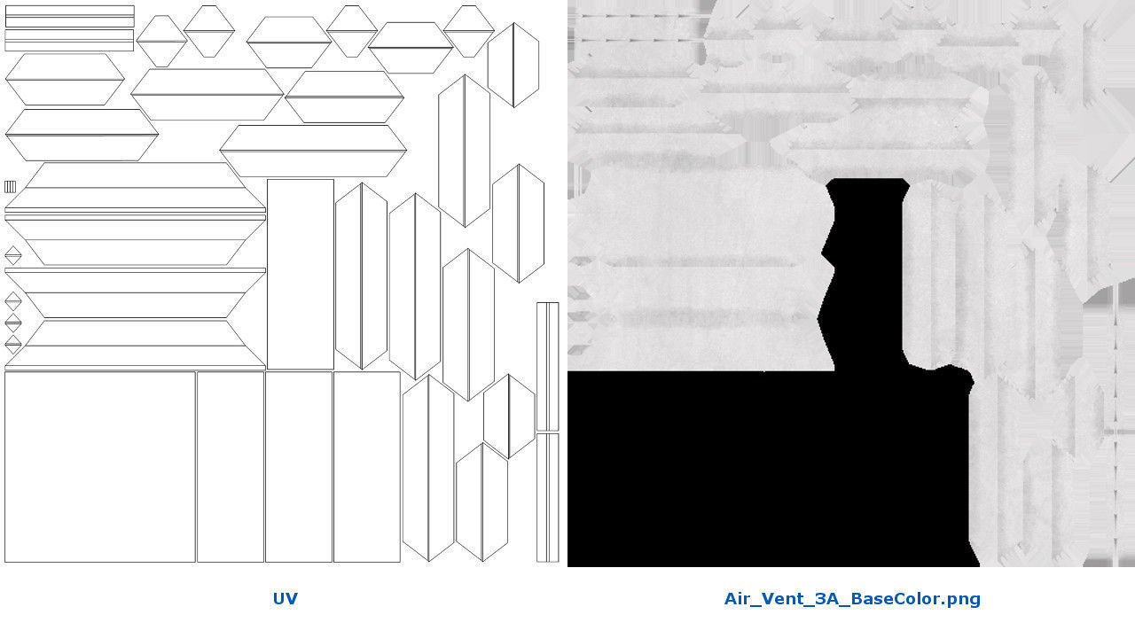 Air Vent 3A Low-poly 3D model_6