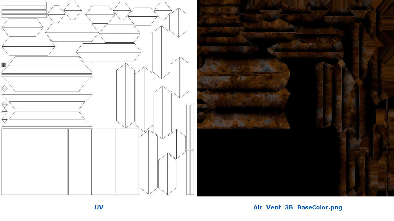 Air Vent 3B Low-poly 3D model_6