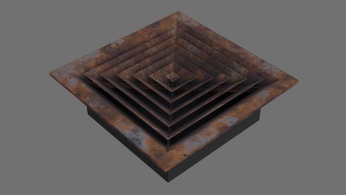 Air Vent 3B Low-poly 3D model