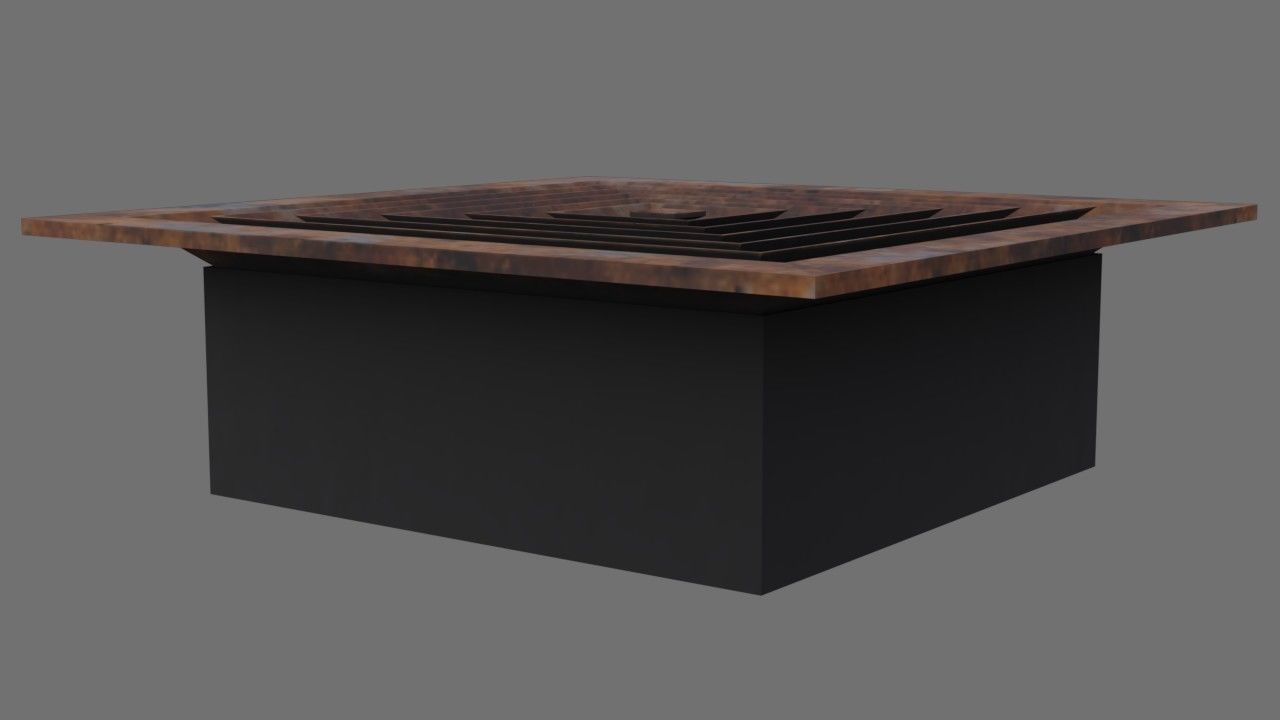 Air Vent 3B Low-poly 3D model_3