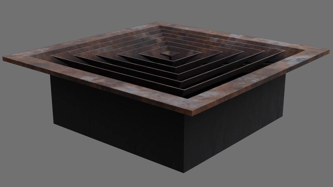 Air Vent 3B Low-poly 3D model_1