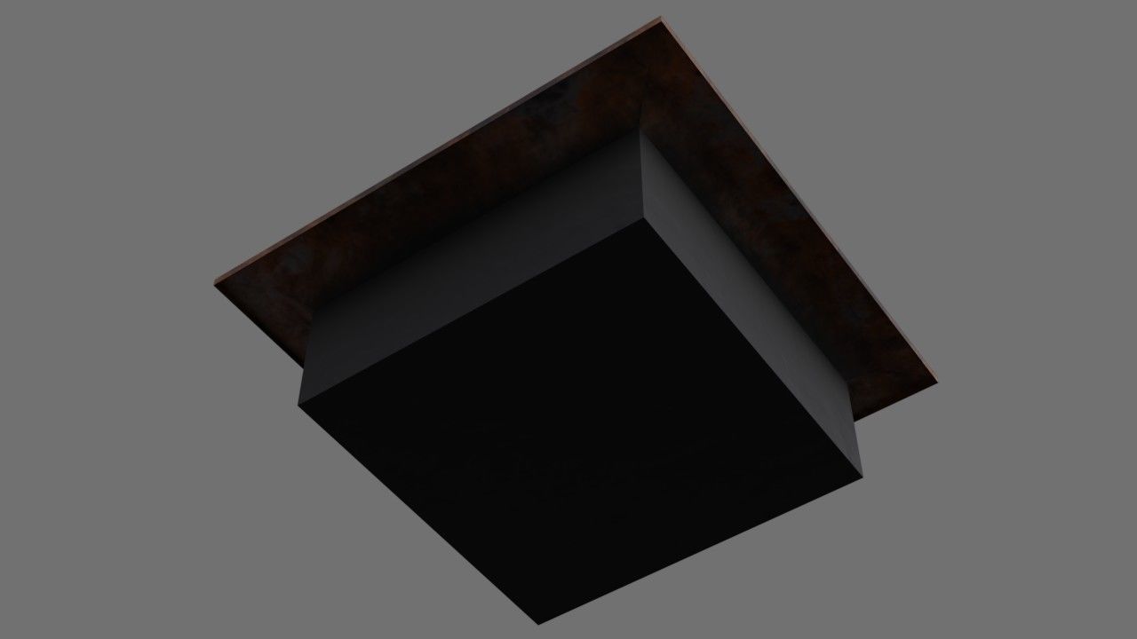 Air Vent 3B Low-poly 3D model_4