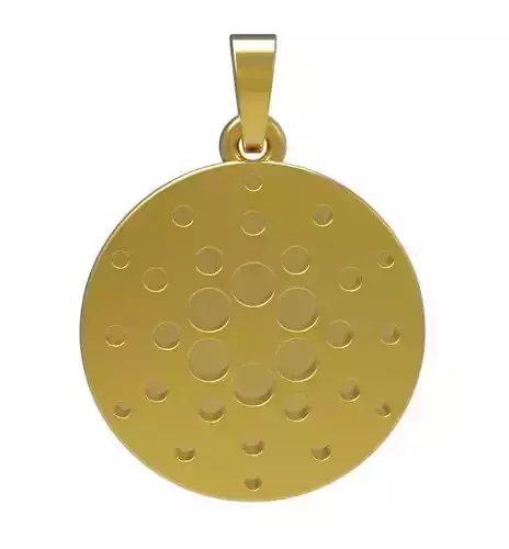 Cardano ADA Pendant - CoinMarketCap - 3D model 3D print model