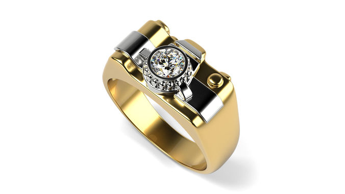 PhotoCamera Ring 3D print model