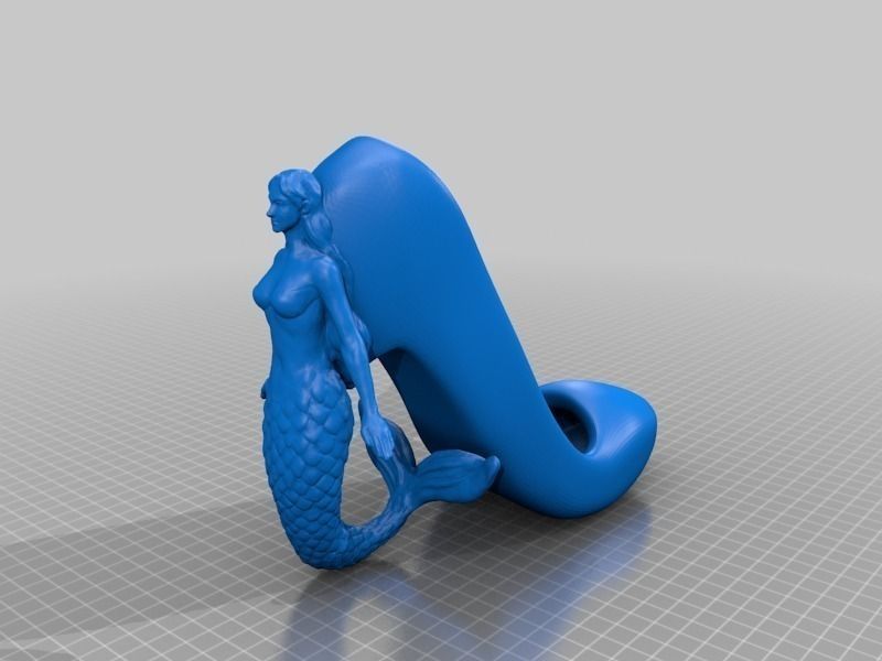 Mermaid High Heel Shoe Free 3D print model_2