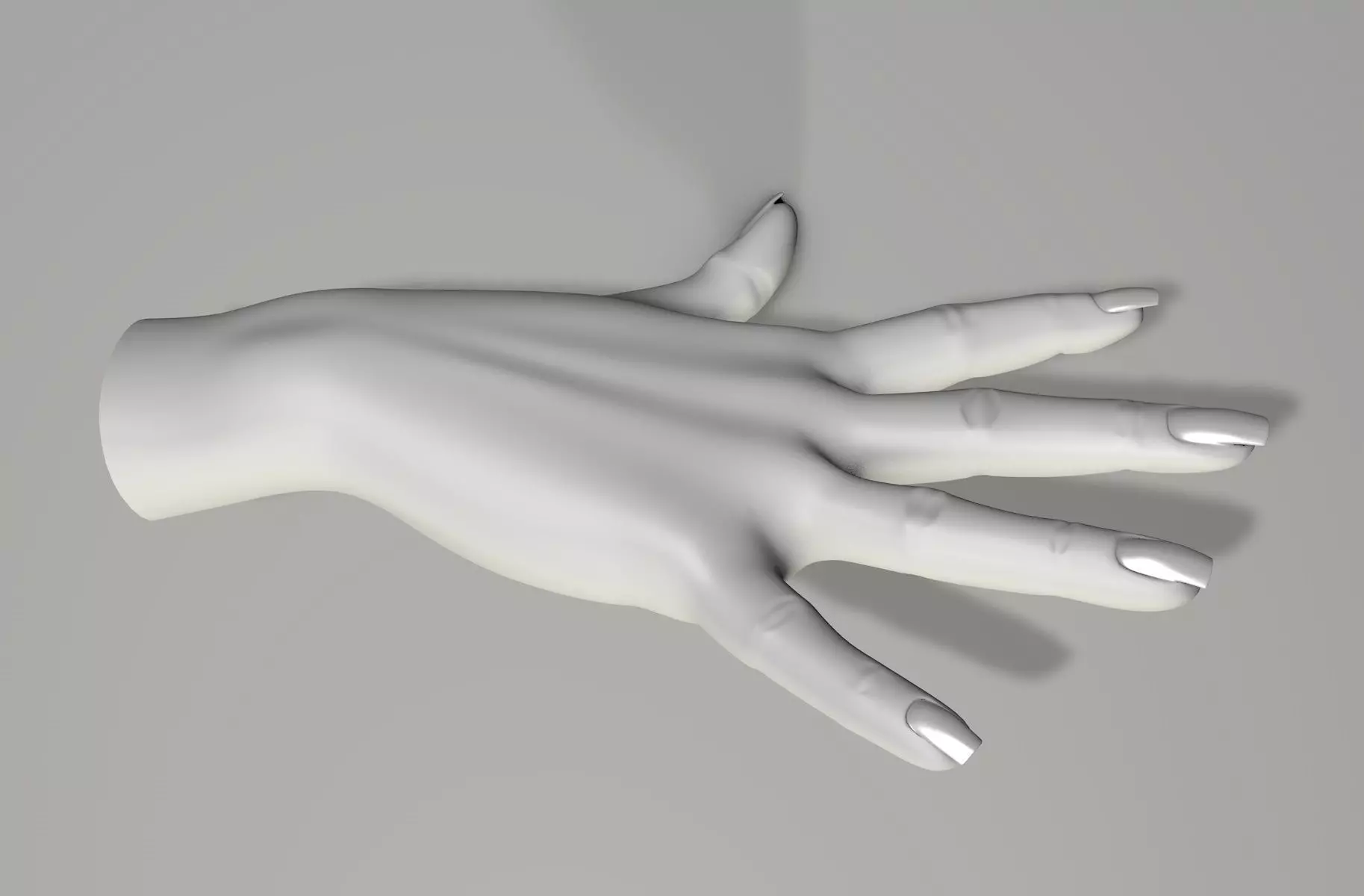 Hand 3d model Right Withoat Textur 3D model