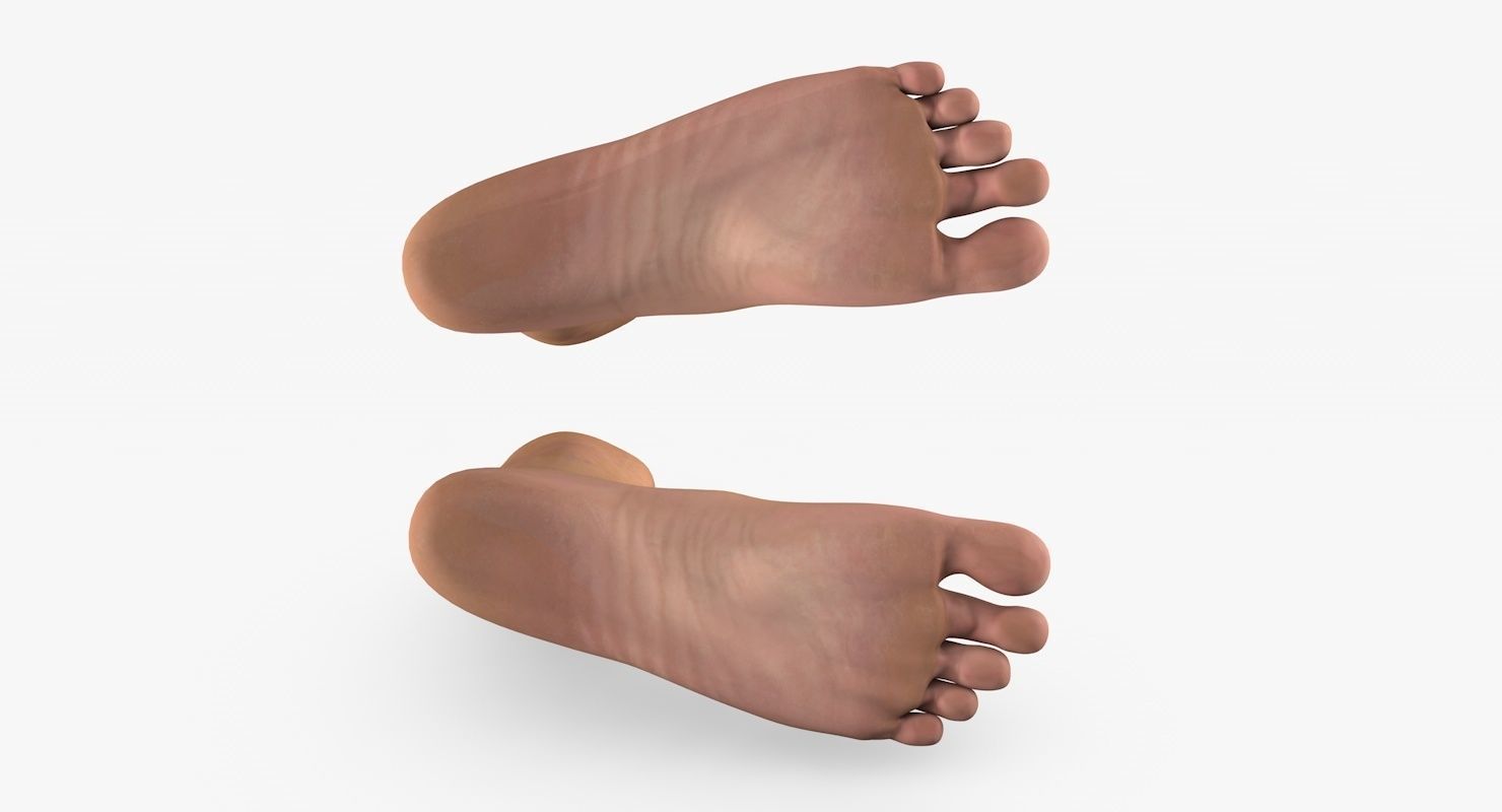 Feet model pair of 3D model_25