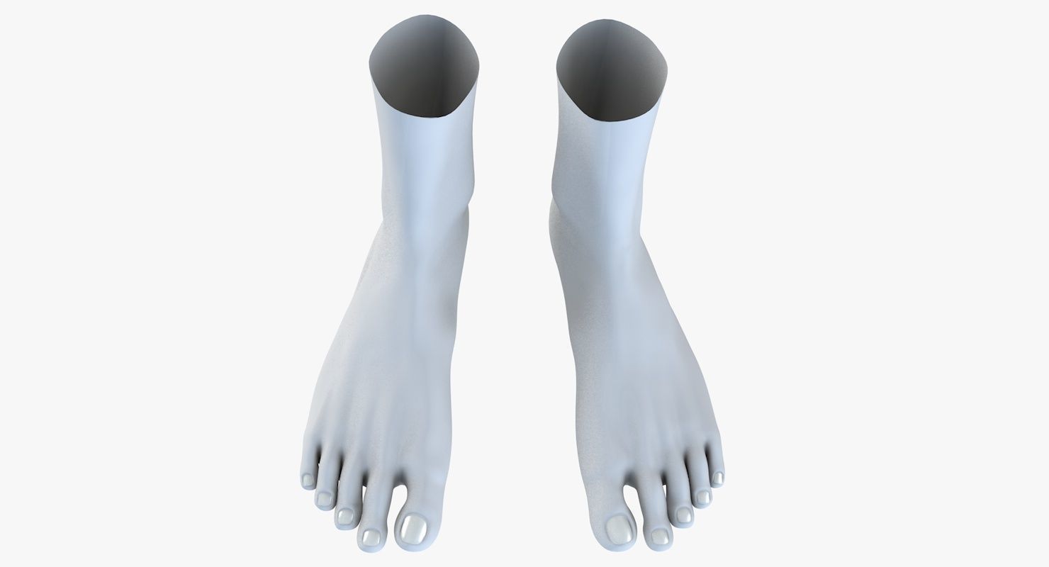Feet model pair of 3D model_1