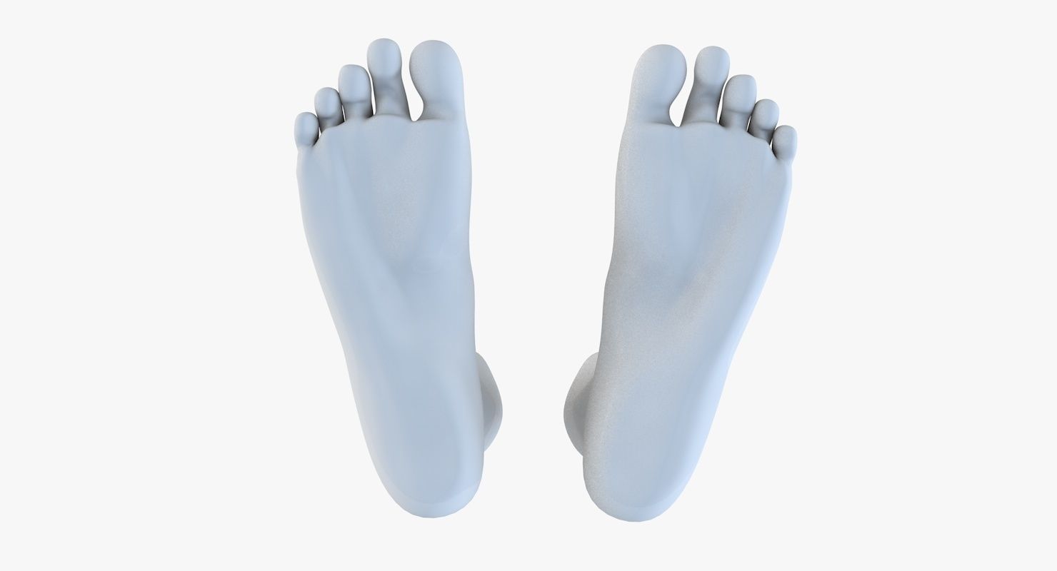 Feet model pair of 3D model_10