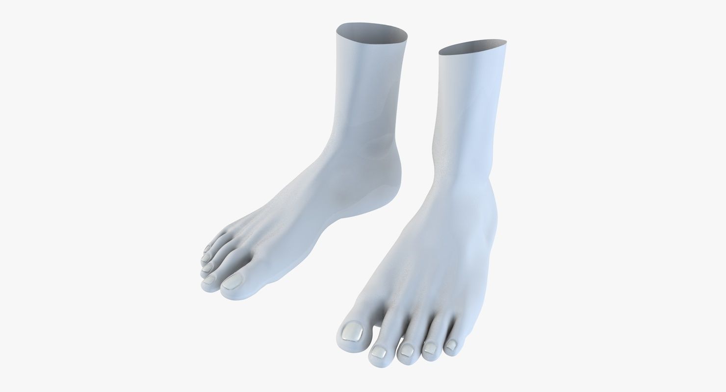 Feet model pair of 3D model_5