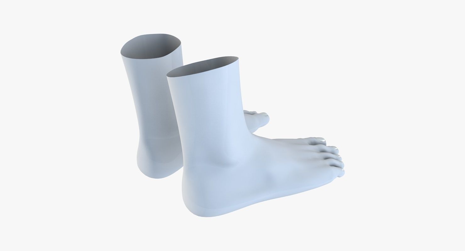 Feet model pair of 3D model_7