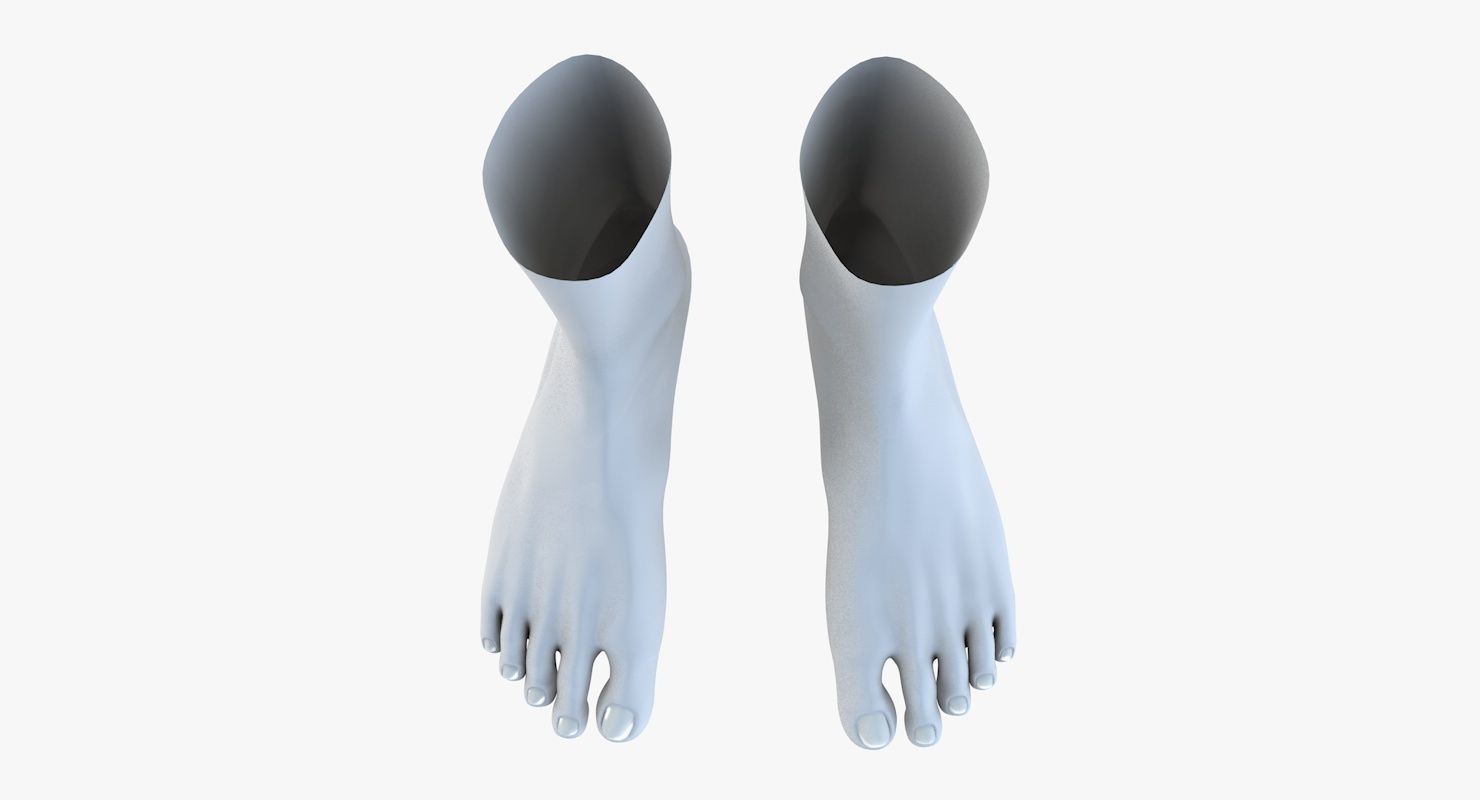 Feet model pair of 3D model_11
