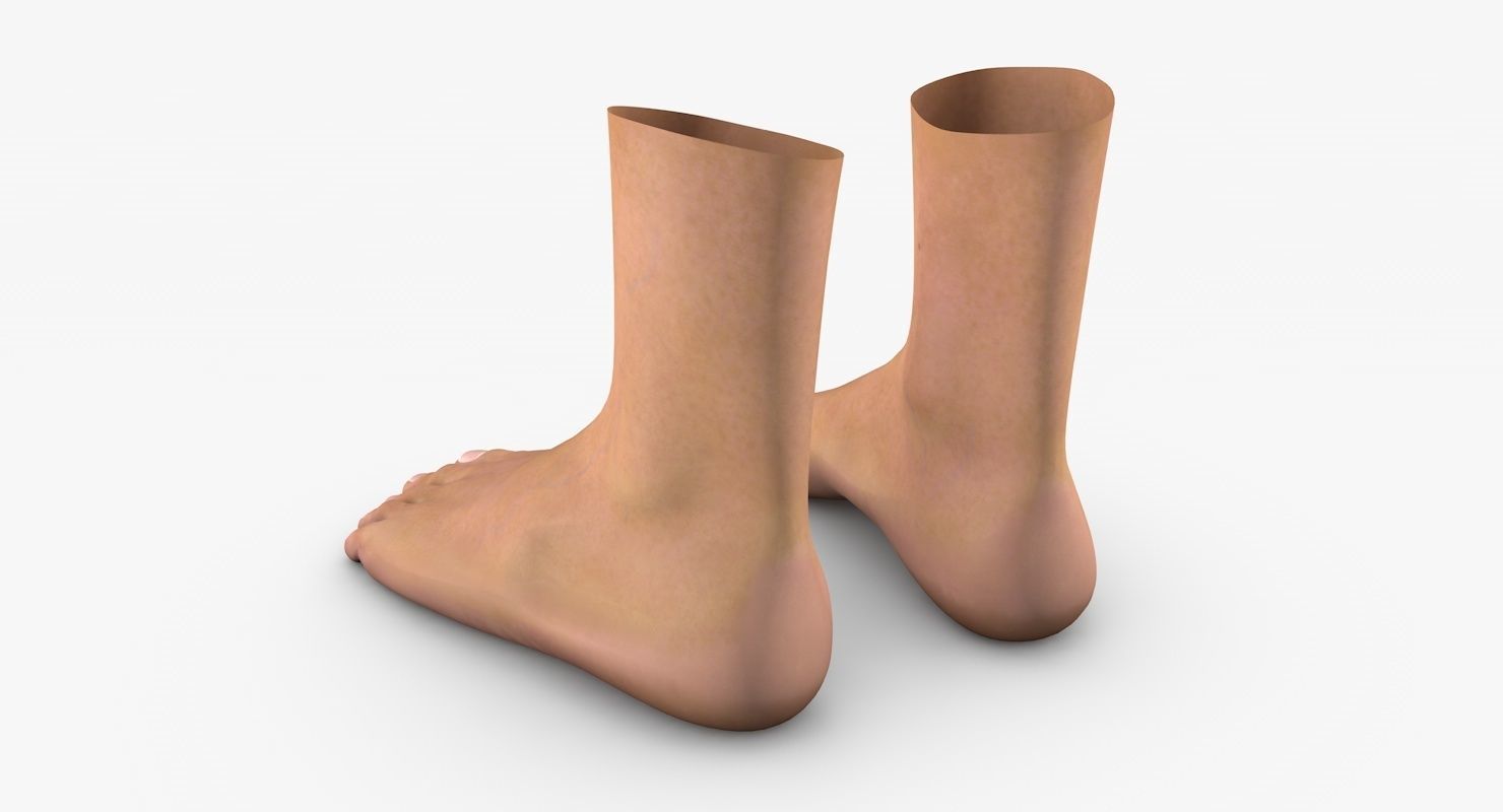 Feet model pair of 3D model_24