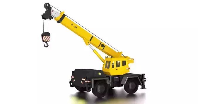Crane Low-poly 3D model