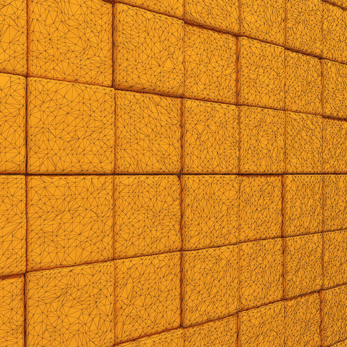 Stone panel title 3D model_5