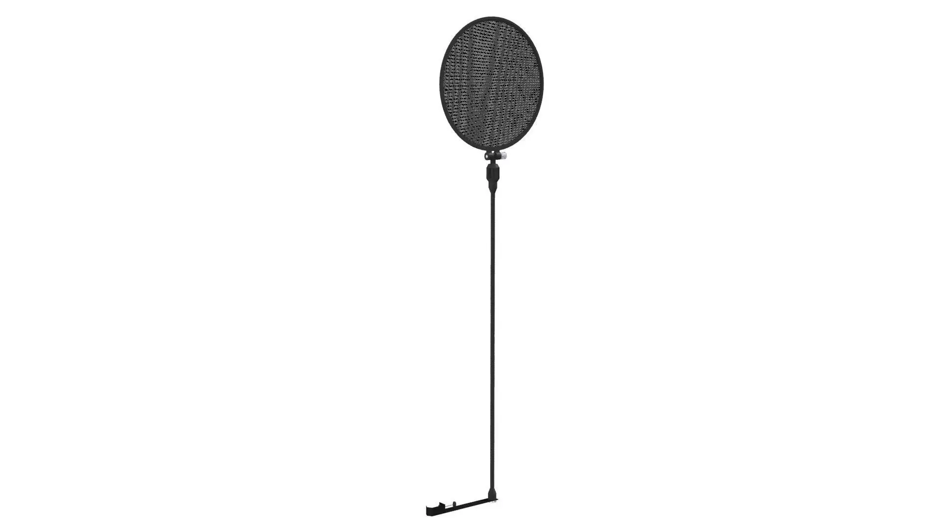 Pop filter - rigged  3D model_0