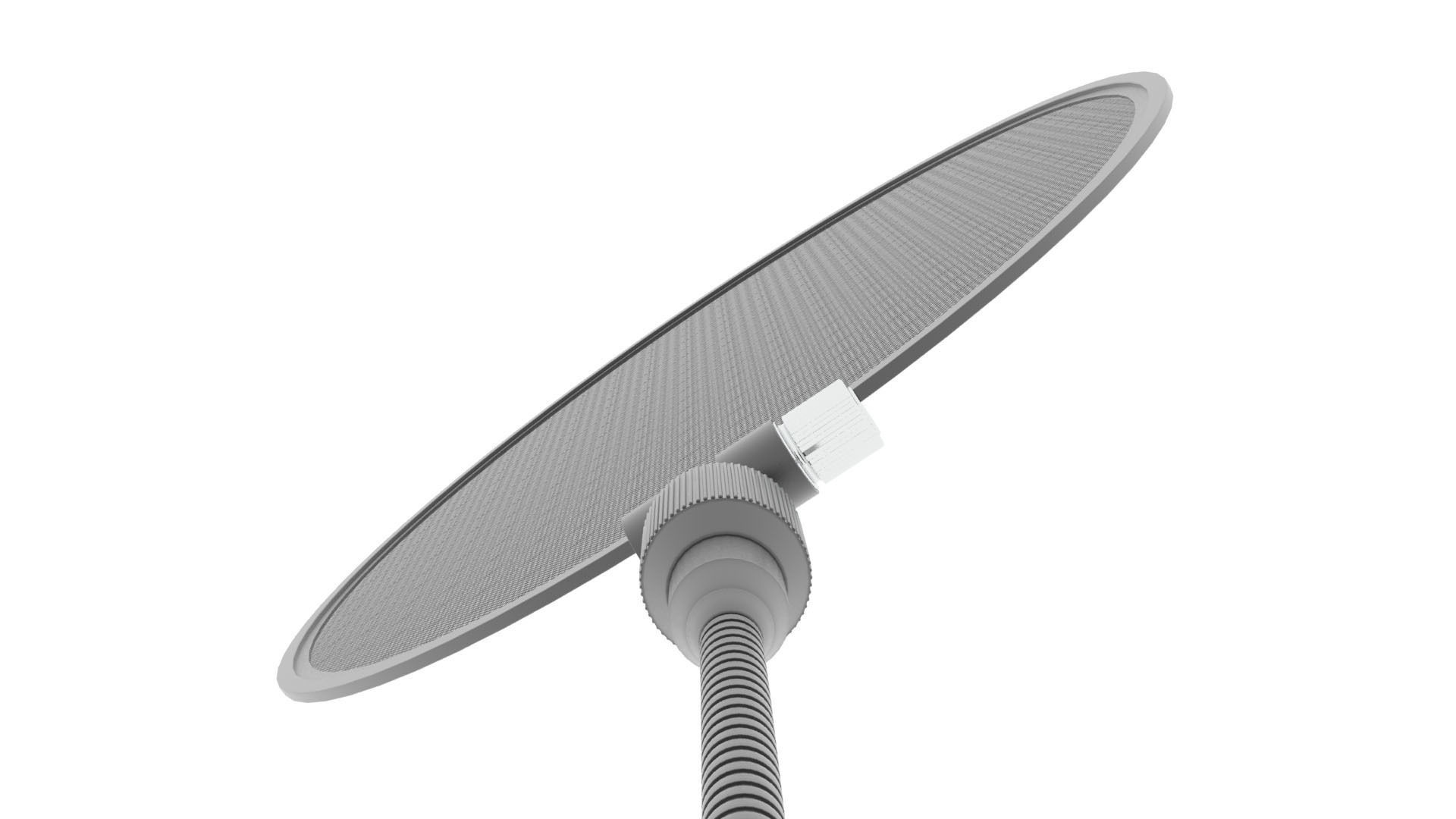 Pop filter - rigged  3D model_5