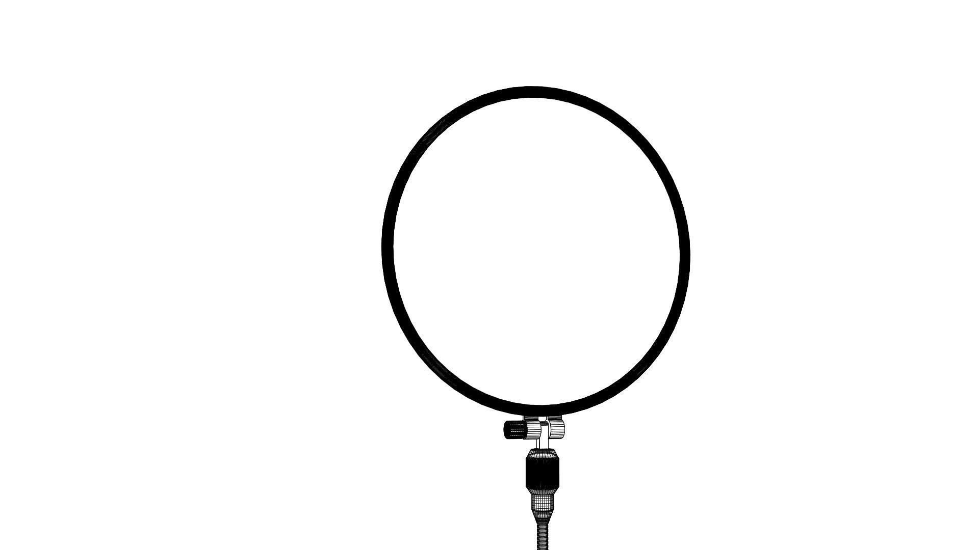 Pop filter - rigged  3D model_11