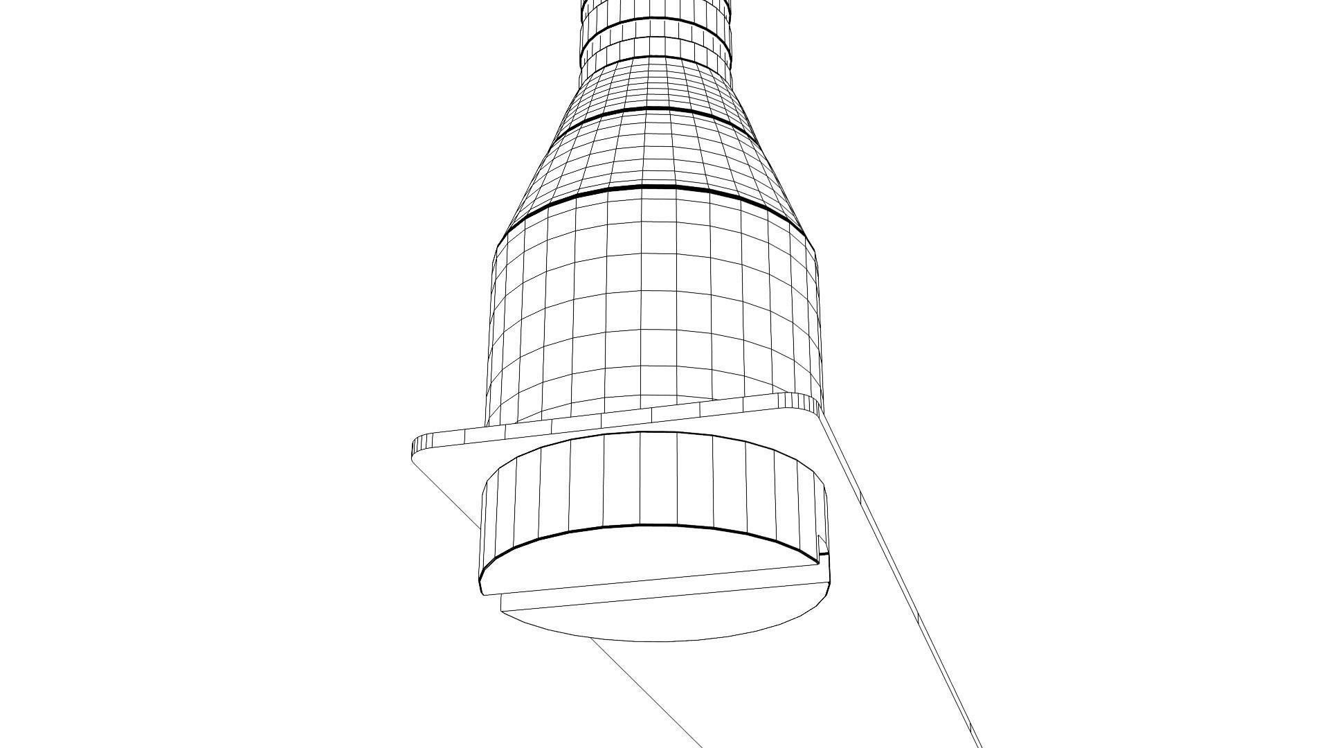 Pop filter - rigged  3D model_14