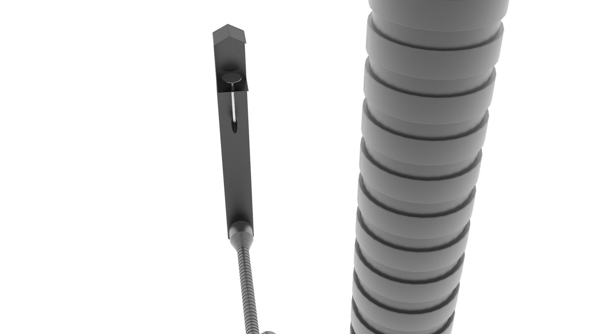 Pop filter - rigged  3D model_4