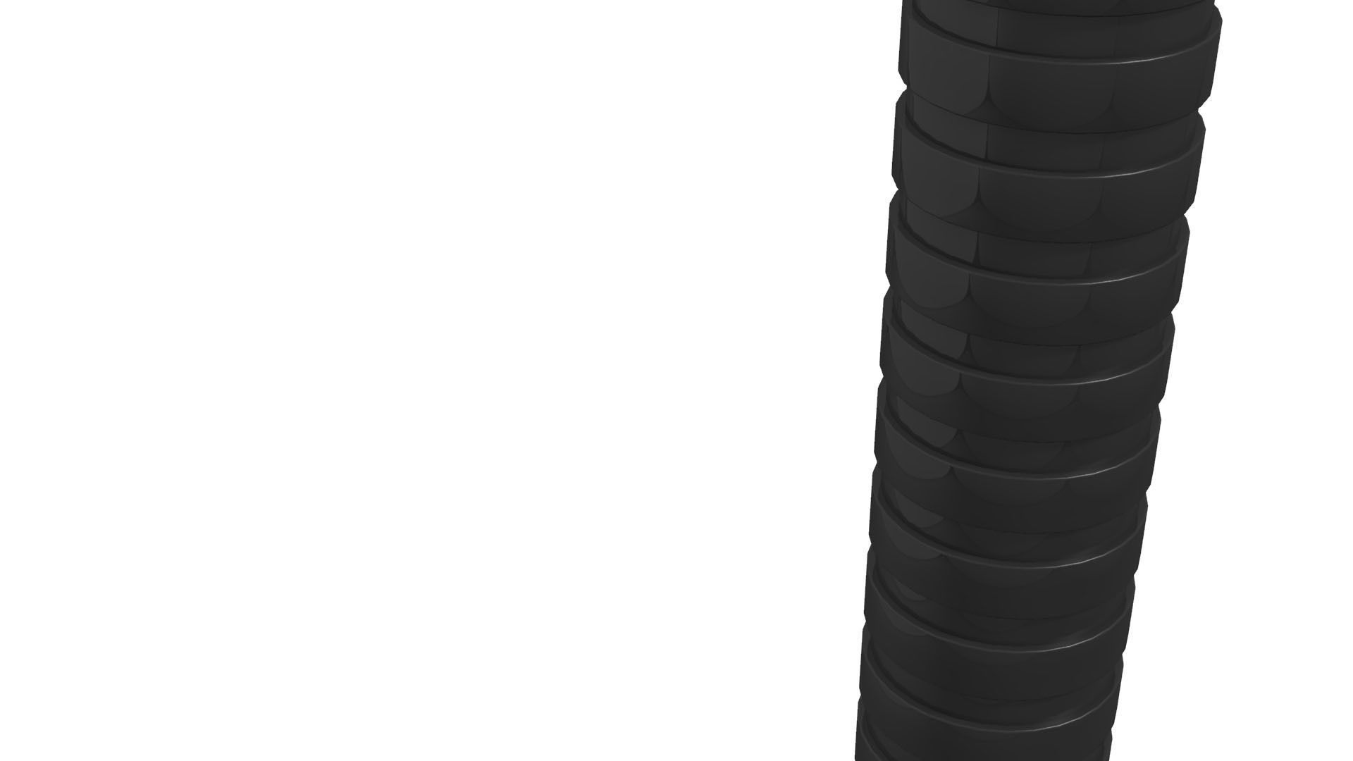 Pop filter - rigged  3D model_8