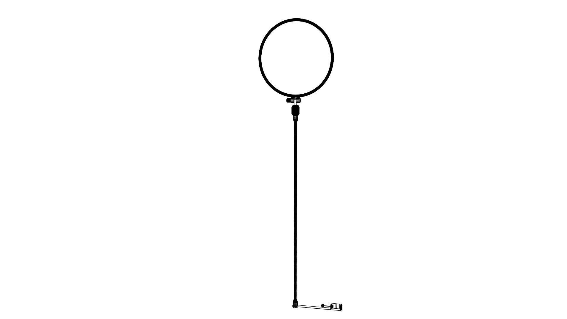 Pop filter - rigged  3D model_12