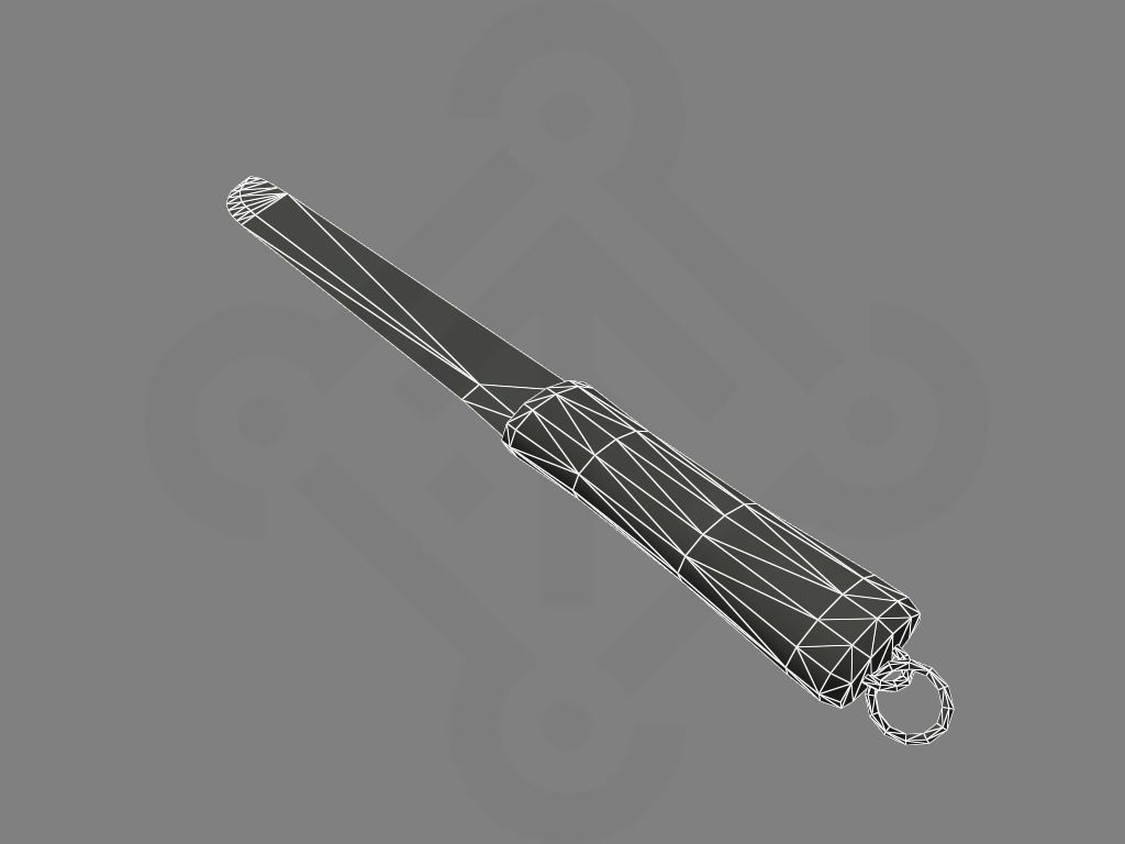Viking Seax Free low-poly 3D model_1