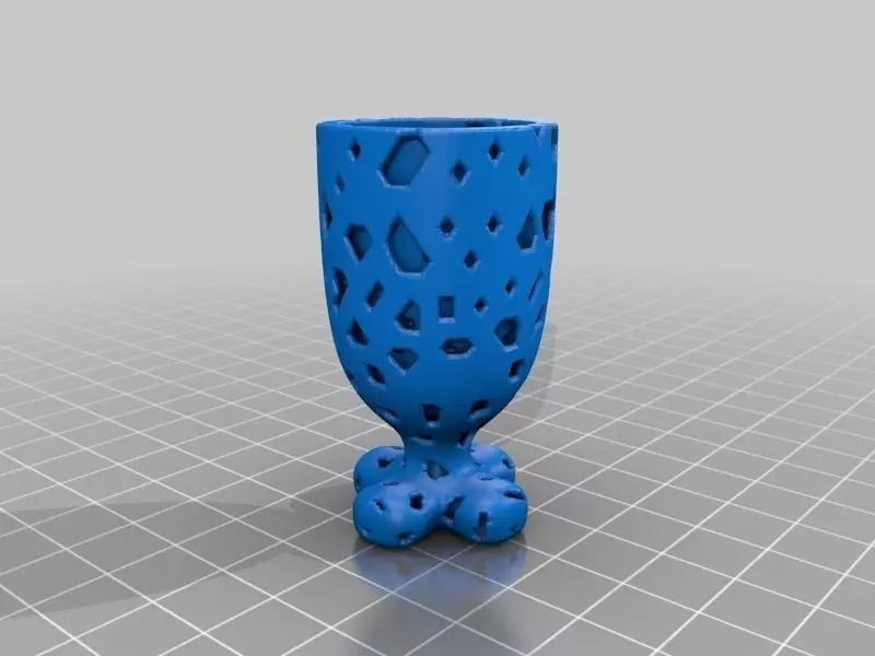 Voronoi Norman Vase 2 3D print model_0