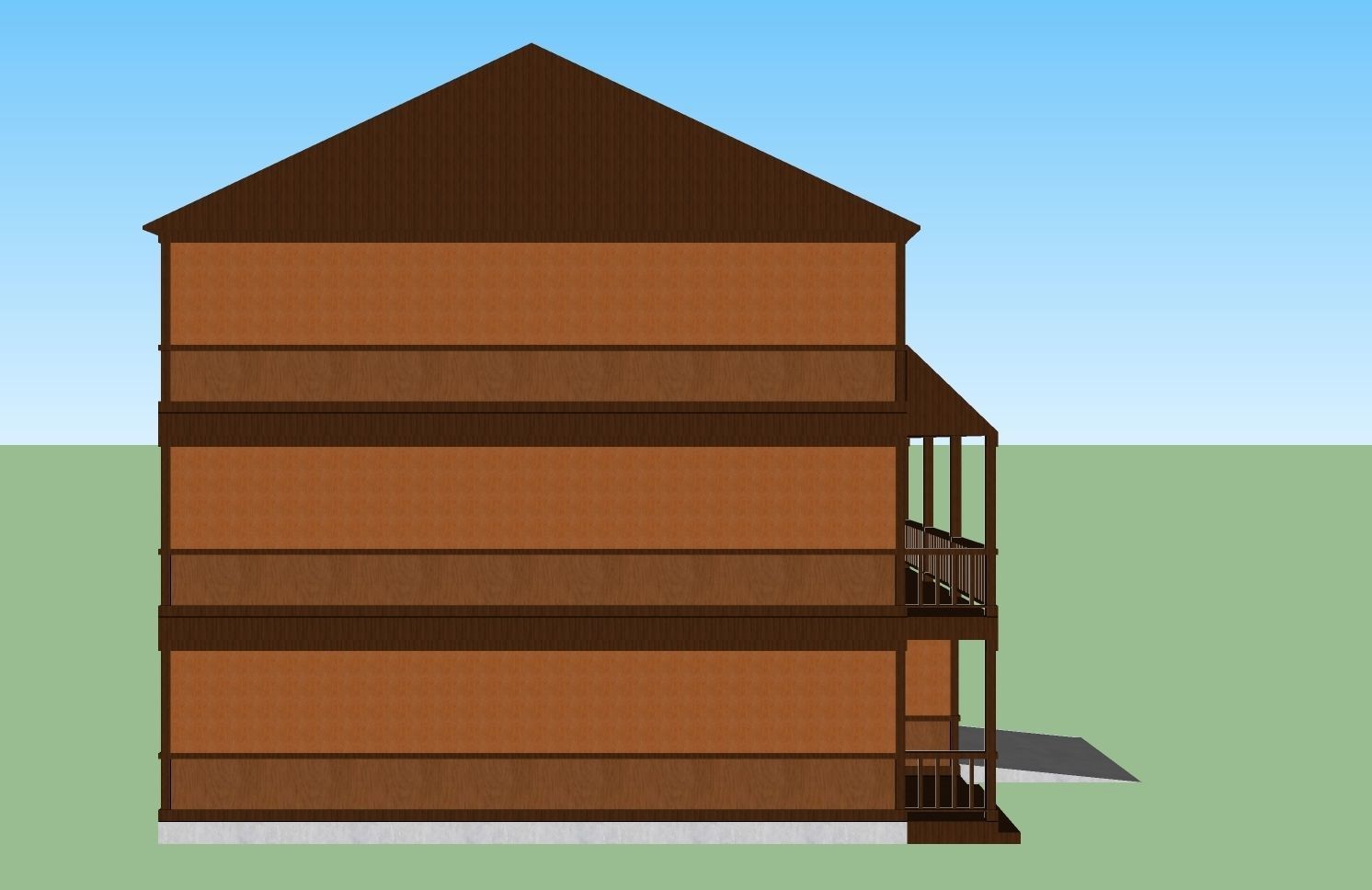 Compact House 2 Free 3D model_2