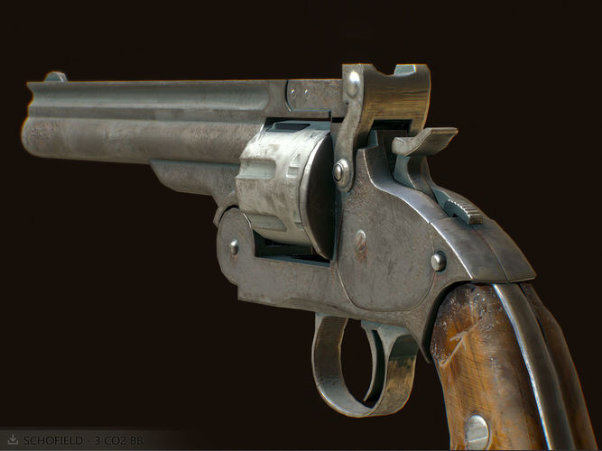 Schofield - 3 CO2 BB Low-poly 3D model