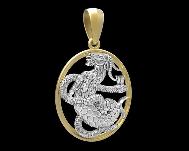 Pendant P015 3D print model