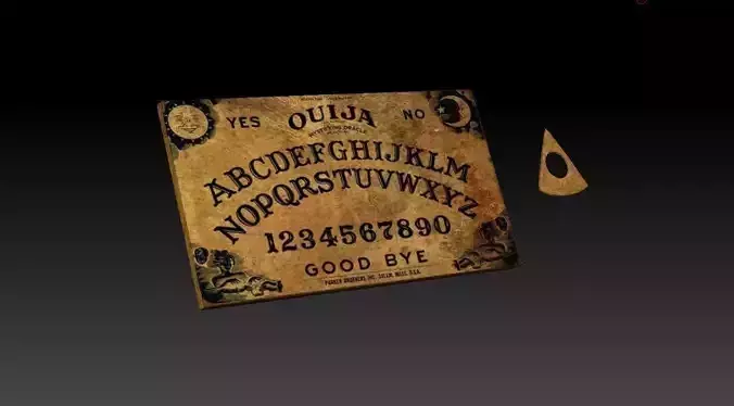 Ouija Board Free low-poly 3D model