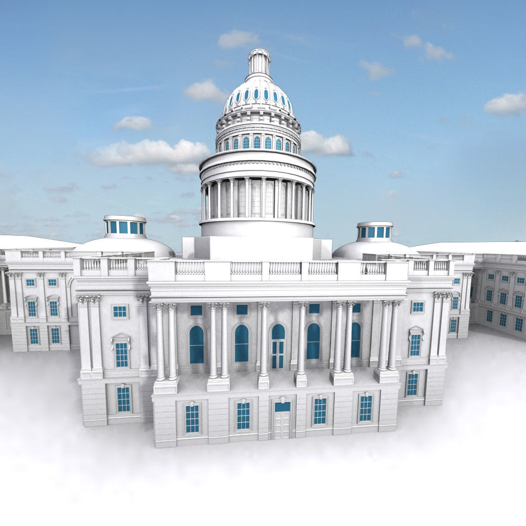 United States Capitol Building 3D model_7