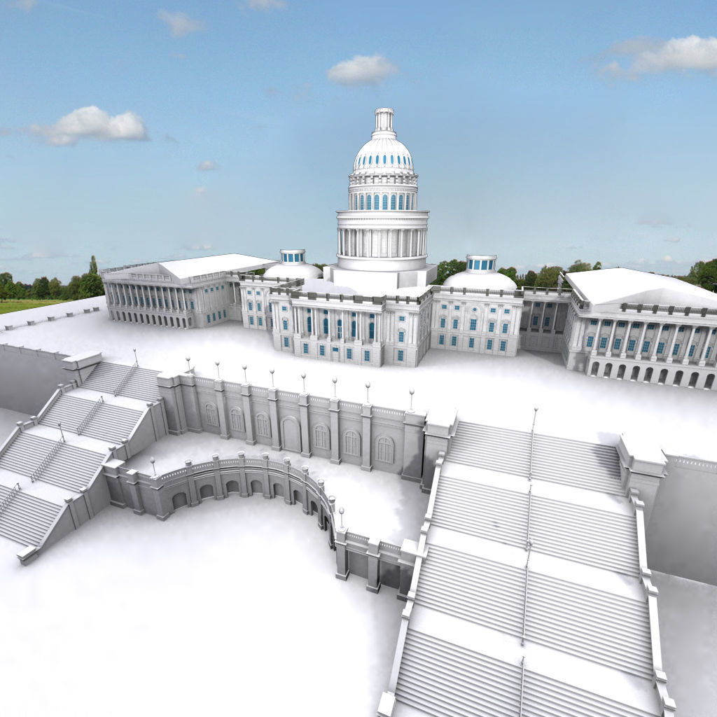 United States Capitol Building 3D model_1