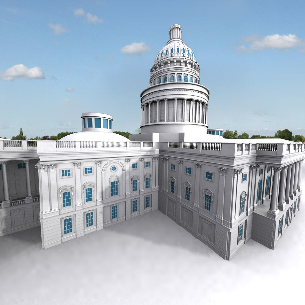 United States Capitol Building 3D model_4