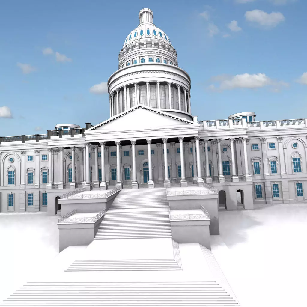 United States Capitol Building 3D model_0