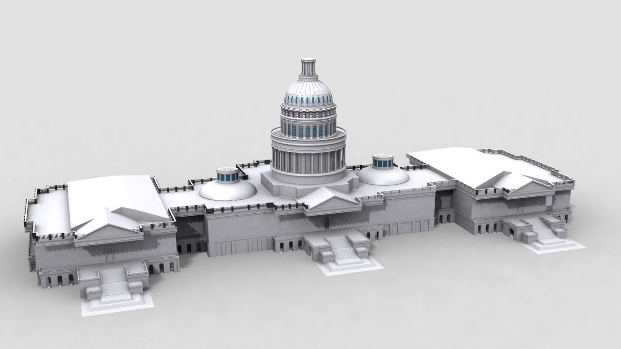 United States Capitol Building 3D model_3