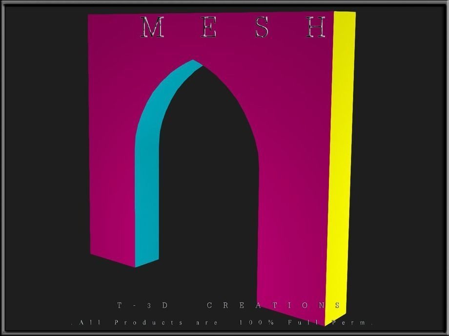 ARCH 08 Low-poly 3D model_2