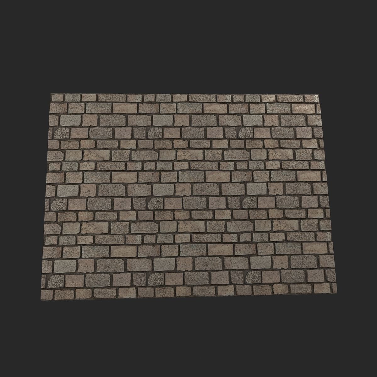 brickwork brick wall 3D model_5