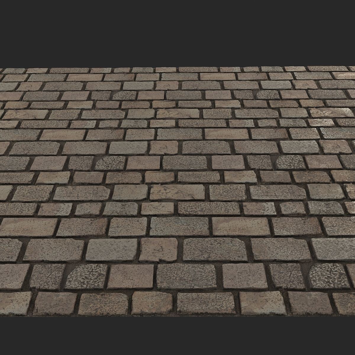 brickwork brick wall 3D model_4