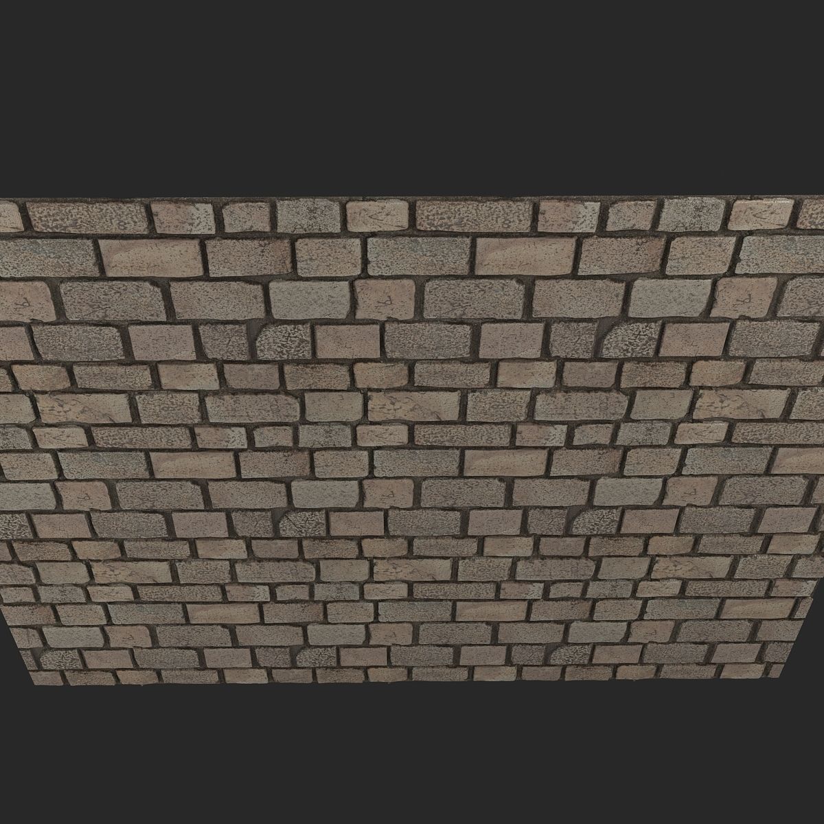 brickwork brick wall 3D model_3