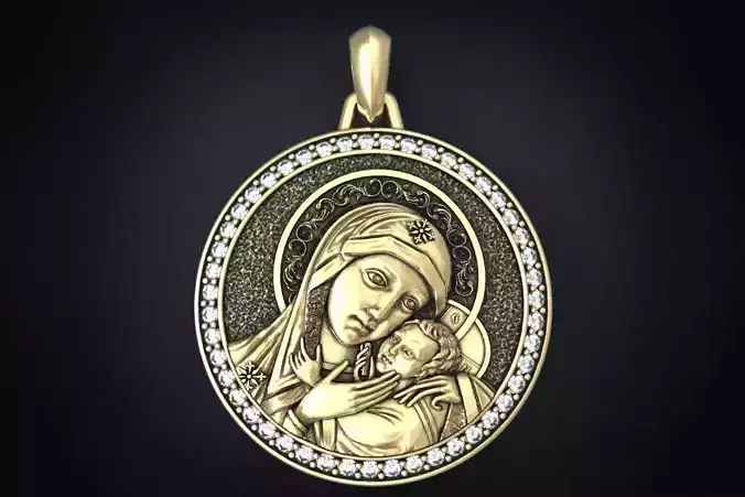 Pendant with the mother of God 275