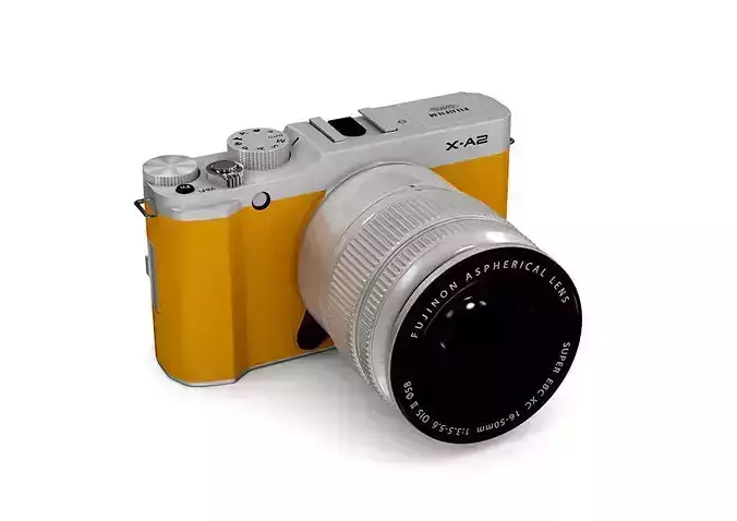 Fujifilm X-A 2 orange camera